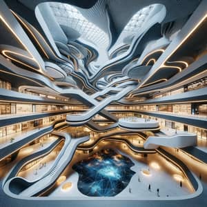 Innovative Architectural Design of Socio-Commercial Hub with Rhizomatic Patterns
