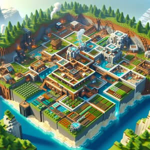 Creative Mining and Crafting Base Ideas for Sandbox Video Games