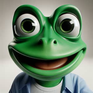 Pepe - Expressive Green Frog
