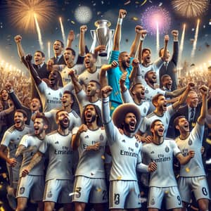 Real Madrid Football Club Champions Celebration
