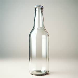 Elegant Glass Bottle with Silver Cap | Timeless Design