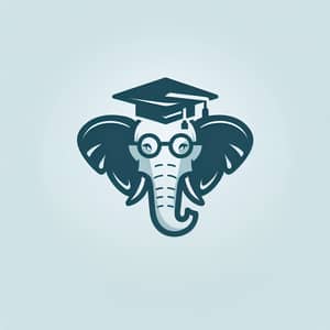 Smart Elephant Logo | Minimalist Design for Intelligent Brand