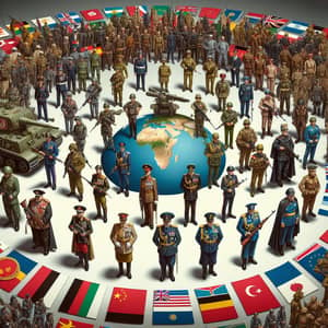 World Powers: Global Military Units In Traditional Uniforms