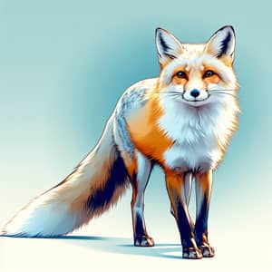 Kind and Friendly Fox Illustration for Email Newsletter