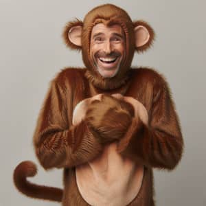 Playful Monkey Costume for Men | Fun Monkey Outfit
