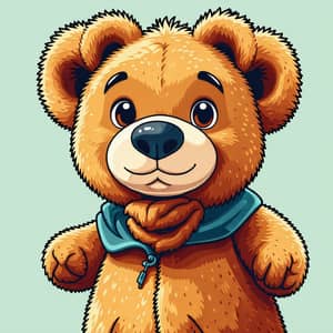 Mihvik Plush Bear Mascot | Educational Institution's Charming Character