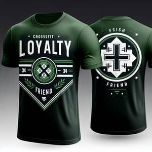 Loyalty Crossfit Event T-Shirt Design | Dark Green Athletic Tee