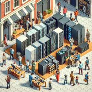 Bustling Servers Market with Rack, Tower, and Blade Servers