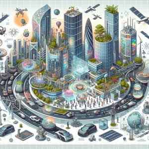 Futuristic Science and Technology Cityscape | Innovative Research Lab