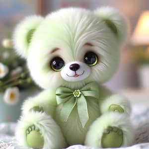 Osito Lima - Enchanting Teddy Bear with Lime Green Bow Tie