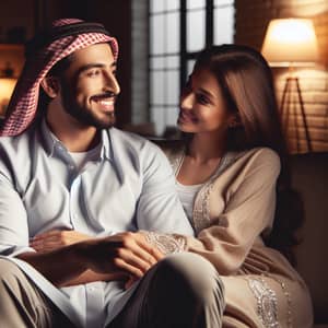 Middle Eastern Mother and Son | Loving Family Moment