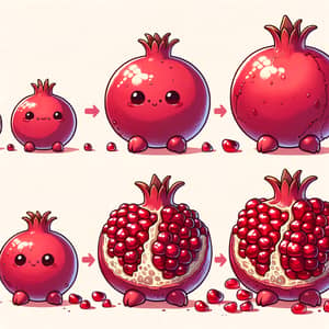 Pomegron Evolution Line: From Seed to Ruby Gem