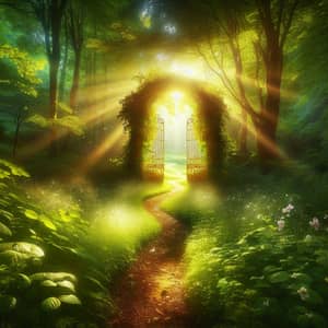 Path to Paradise: Tranquil Forest Trail to Success