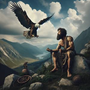 Prometheus Chained A Greek Tragedy With Dramatic Tilt Shift Imagery 