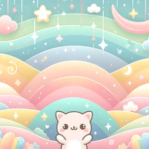 Bright and Cute Pastel Colors Background