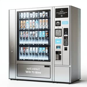 Innovative Modern Vending Machine with QR Scanning Capabilities