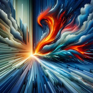 Unstoppable Abstract Energy | Dynamic Motion Artwork