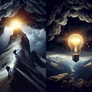 Perseverance and Inspiration: Climbing Mountains and Bright Ideas