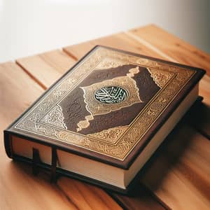 Traditional Arabic Calligraphy Holy Quran Book
