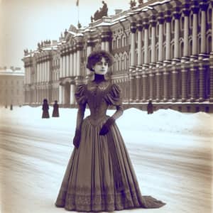Chilly Winter Elegance in 19th Century Saint Petersburg