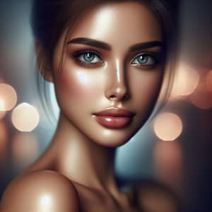 Stunning Woman Portrait | High-Resolution & Ethereal Lighting