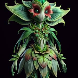 Enchanting Lilligant - Green Plant Creature with Flower-Like Head