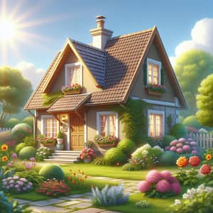 Quaint Little House with Well-Kept Garden | Peaceful Atmosphere