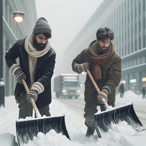 Winter Snow Shoveling Services in Urban Area | Professional Snow Removal