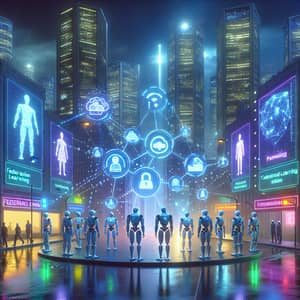 Federated Learning in Cyberpunk Cityscape - Collaborative Data Exchange