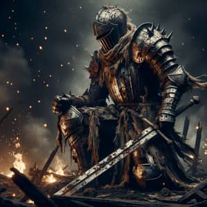 Battle-Hardened Knight Rises from Scorched Earth | Epic Warrior Story