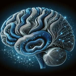 Human Neocortex Abstract Art | Brain Neural Connections