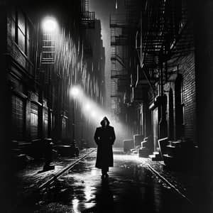 Vintage Film Noir Photography: Mystery in the Urban Landscape