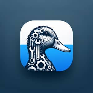 Unique Tool-Themed Toolduck App Icon Design for Utility Theme