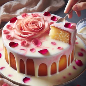 Rose Milk Tres Leches Cake: Light & Fluffy Delight