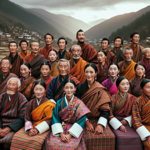 Traditional Bhutanese Attire: Colorful Kiras and Ghos