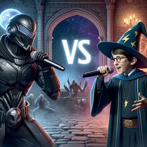 Darth Vader vs. Harry Potter Rap Battle at Hogwarts Castle