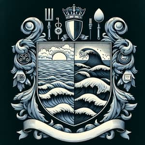 Ocean Lovers & Digital Editing Coat of Arms | Creative Design