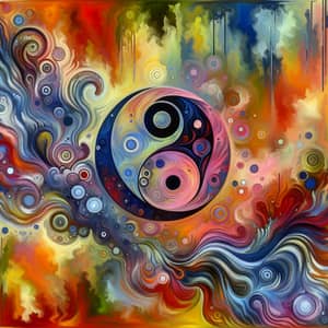 Psychedelic Wellness Digital Painting | Abstract Art 1960s Inspiration
