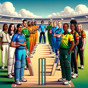 Diverse T20 Cricket Match: India vs South Africa