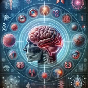 Systemic Lupus Erythematosus Brain Effects: HD Illustration