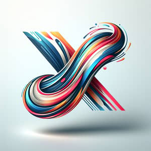 Vibrant 'X' Logo for Company Branch
