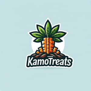 Delicious KamoTreats Logo Design | Fresh Cassava Business