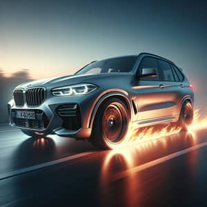 Serene Dusk Setting with BMW X5 E70 | Athletic Lines & Strong Silhouette