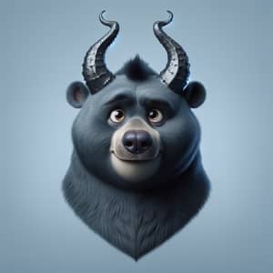 Baloo with Demonic Horns - The Jungle Book Character