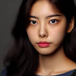 Confident Korean Woman Portrait