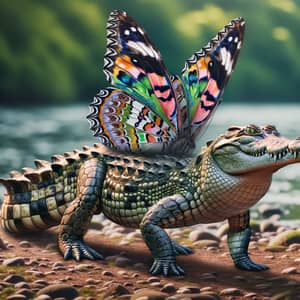 Crocodile-Butterfly Hybrid: Unique Genetic Creation