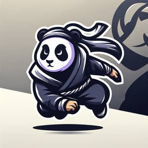 Panda Ninja Vector Logo: Anime Style for Esports