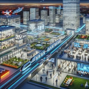 Futuristic Corporation: High-Tech Buildings, Drones & AI