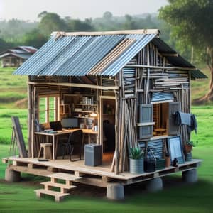Creative $10 Budget Home Design in Rural Setting