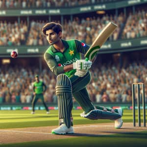 Babar Azam: Talented Pakistani Cricketer in Action